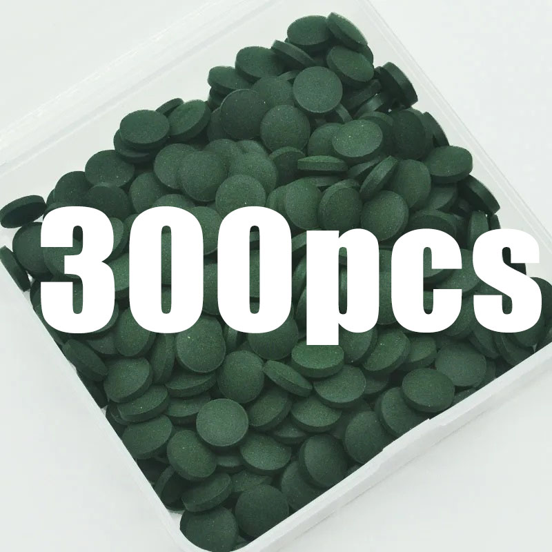 Seaweed Snack - 50-300개 고순도 스피룰리나 정제 나선형 해조류