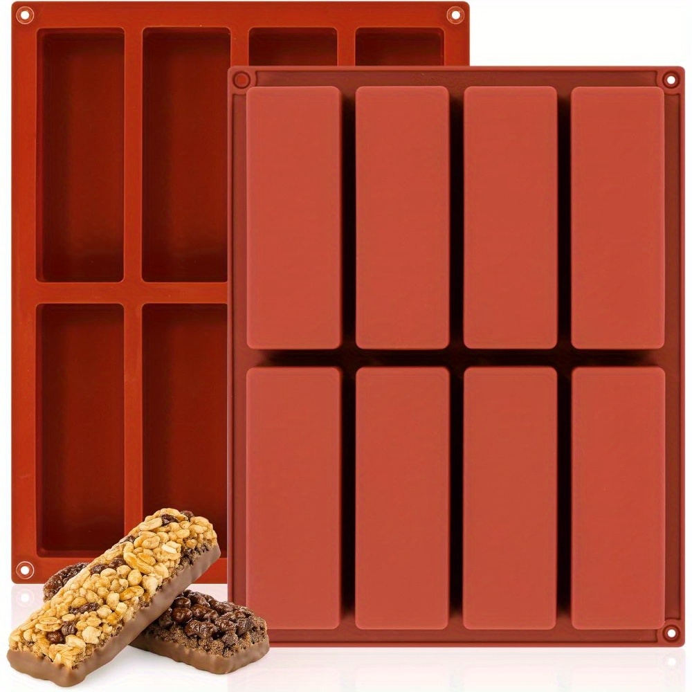 1pc 8캐비티 실리콘 그래놀라 바 몰드 - 에너지 바 - Protein Bar 리뷰 및 가격