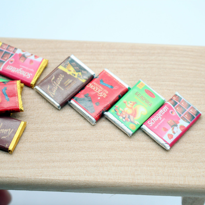 1/12 미니어처 인형 집 미니 초콜릿 바 모델, 인형 - Chocolate Snack 리뷰 및 가격