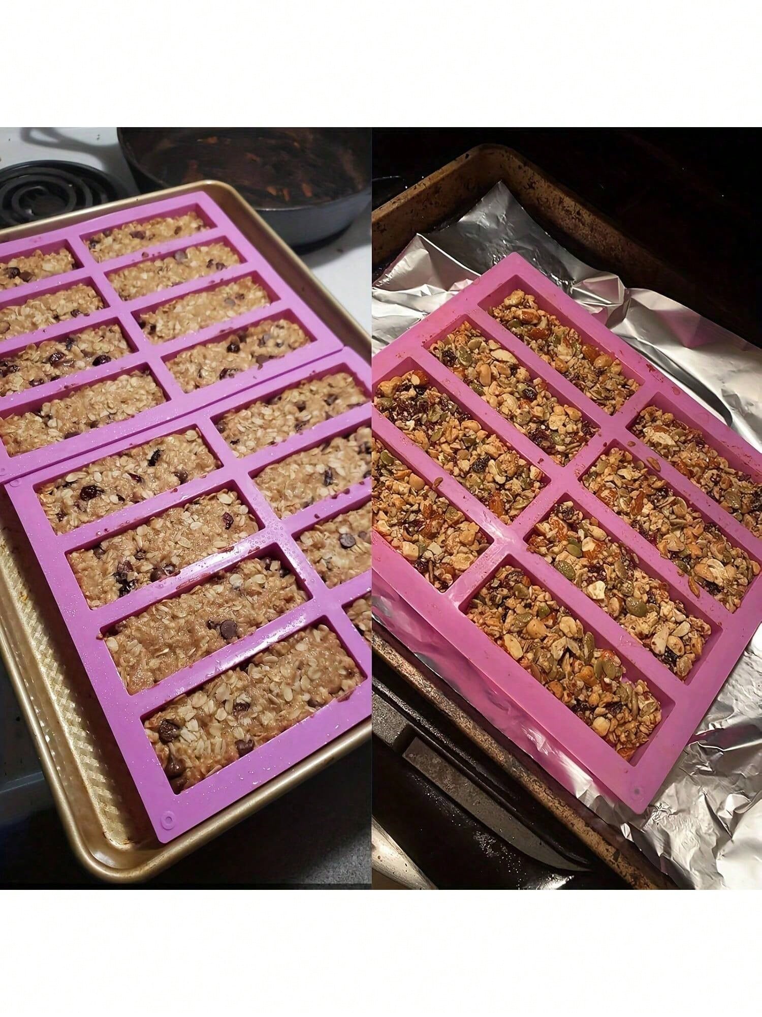 1pc 실리콘 그라놀라 바 몰드, 캔디 바 몰드, 직사 - Protein Bar 리뷰 및 가격