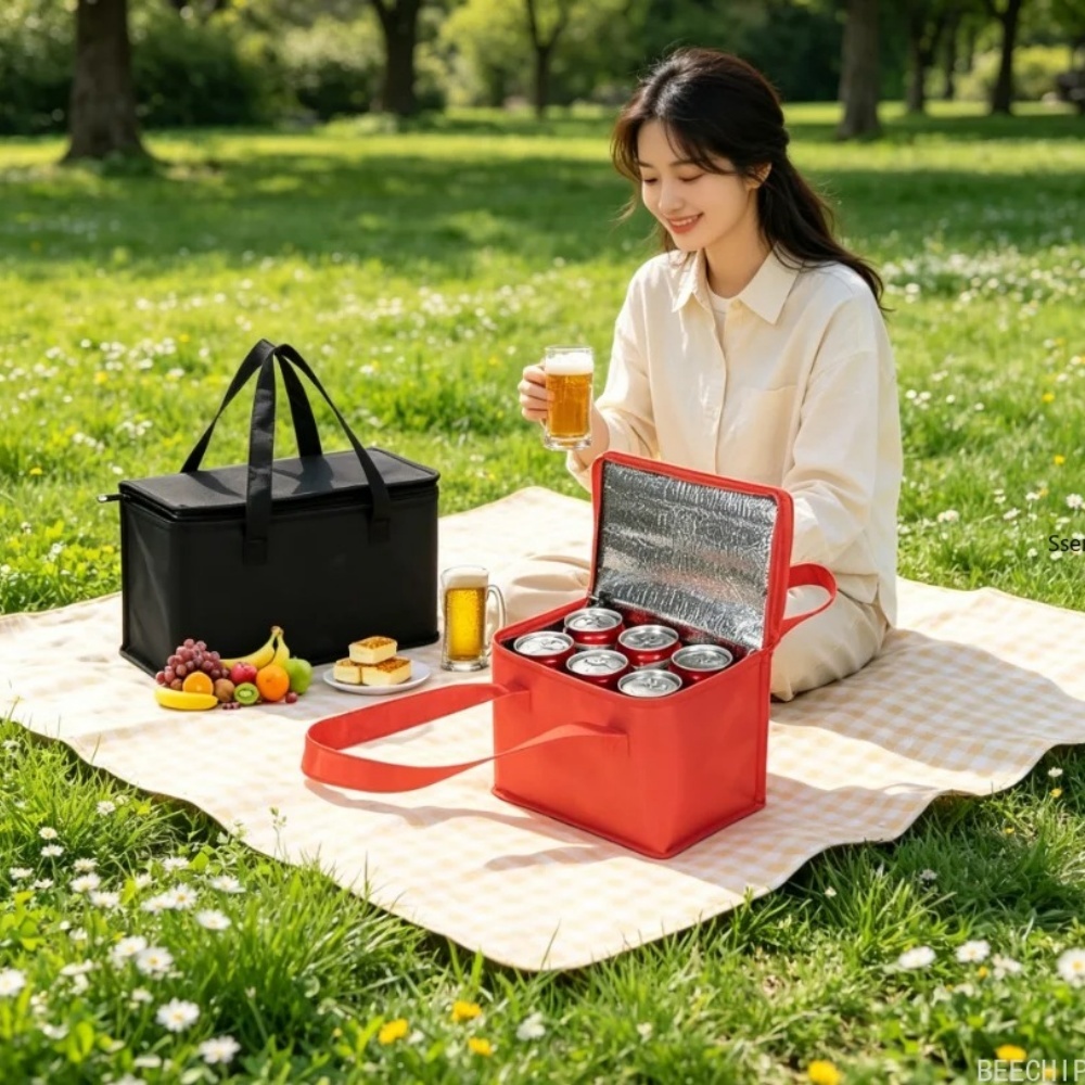 휴대용 점심 도시락 가방 접이식 단열 피크닉 아이스팩  - Food Snacks Delivery 리뷰 및 가격