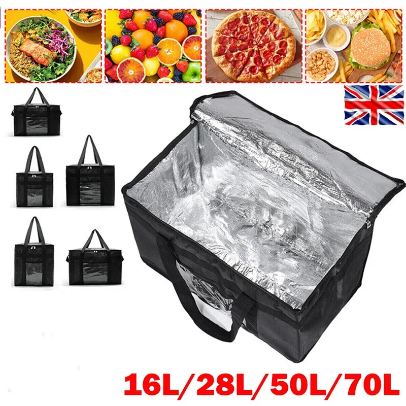 16L-70L 절연 열 토트 백 대형 스토리지 쿨러 배 - Food Snacks Delivery 리뷰 및 가격