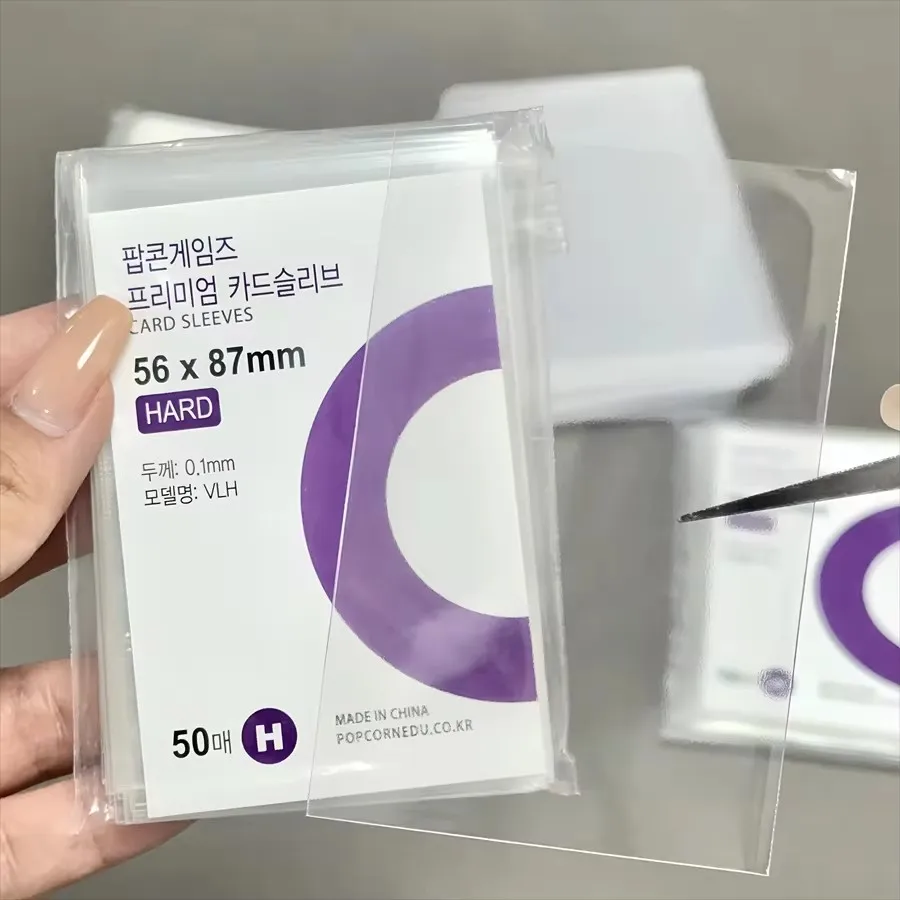 500개입 한국 카드 슬리브 HD 투명 Kpop 아이돌 - Popcorn 리뷰 및 가격
