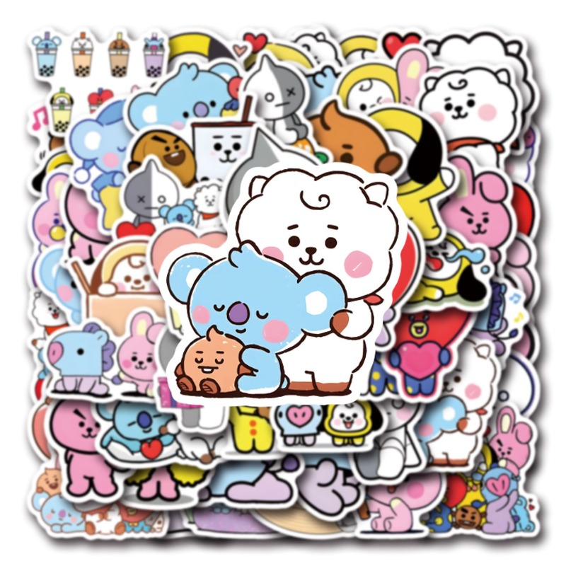 55/110개입 BT21 치미 쿠키 코야 RJ 슈키 망 - Cookies Pack 리뷰 및 가격