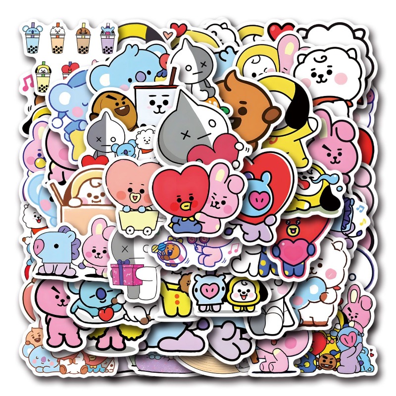 55/110개입 BT21 치미 쿠키 코야 RJ 슈키 망 - Cookies Pack 리뷰 및 가격
